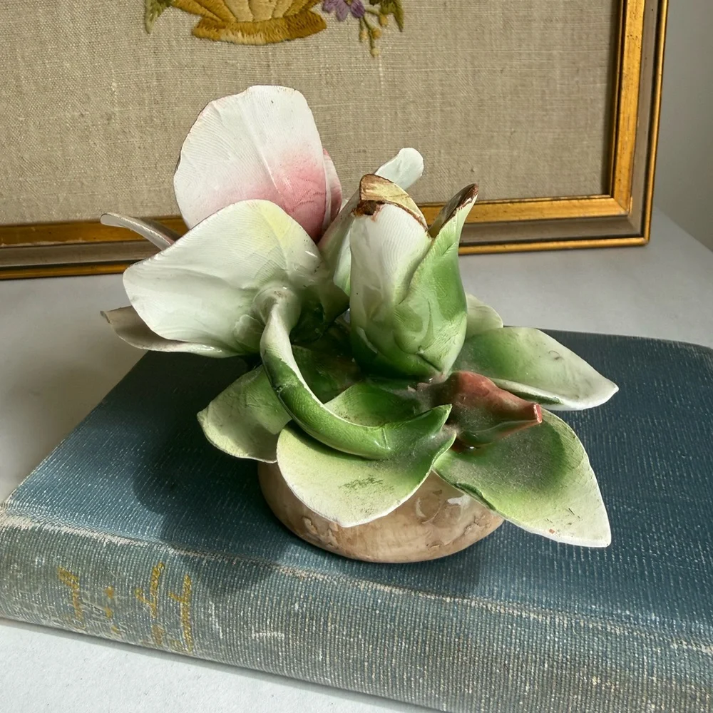 Italian porcelain rose
